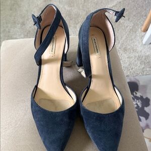 Alex Marie Blue Heels with Ankle Strap
